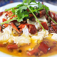 Boiled Fish Fillet with Chili Sauce